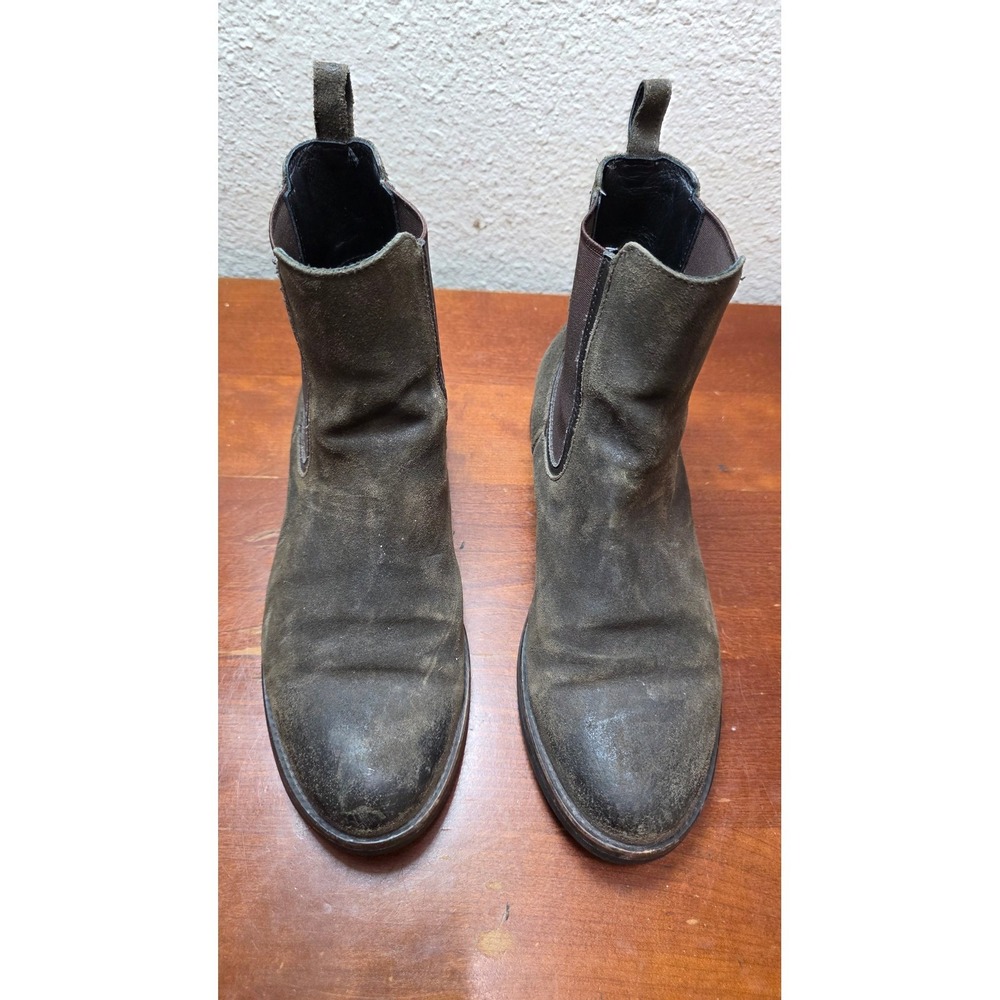 Thursday Boot Co Chelsea Boots Womens 8.5 Brown Suede Handcrafted 2369